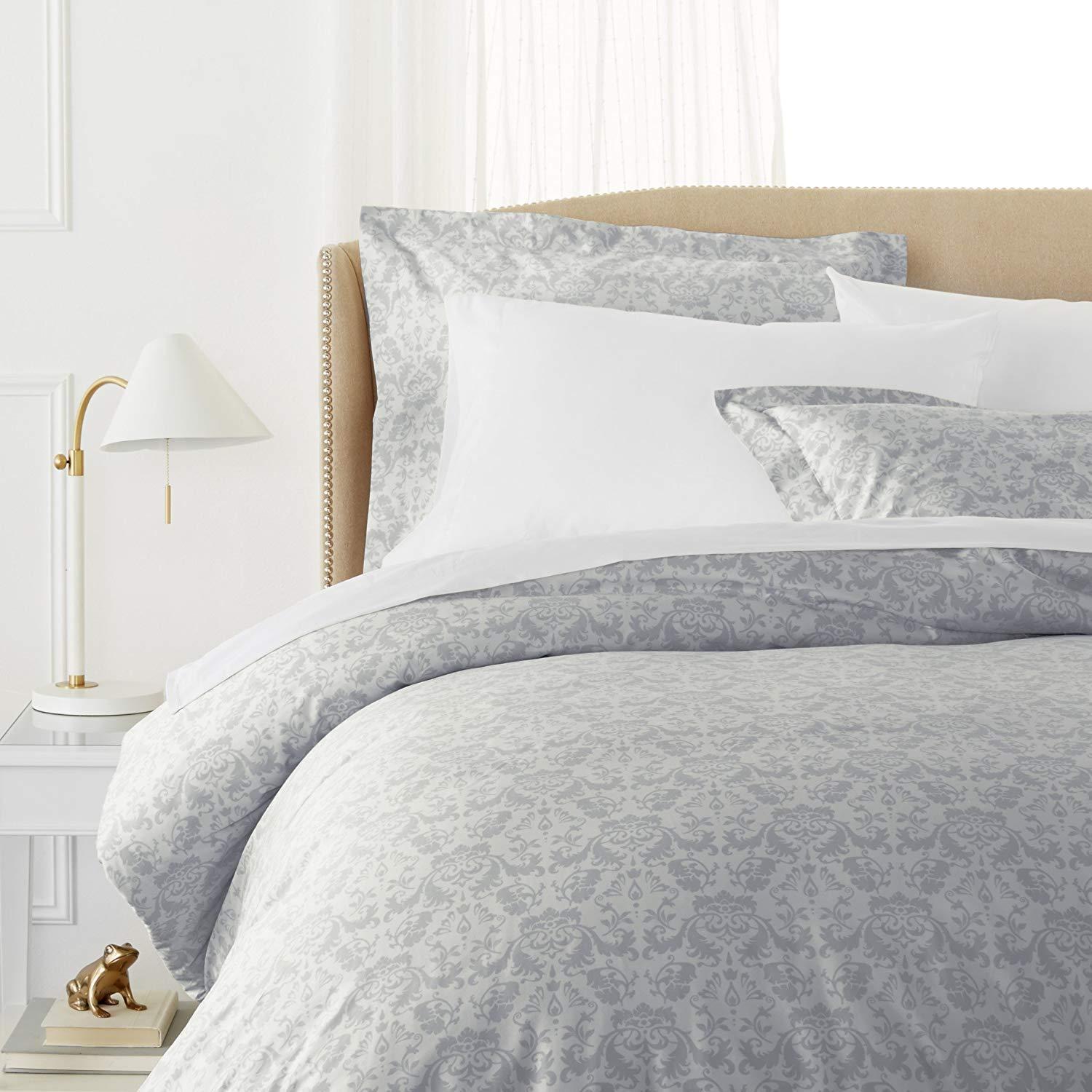 Printed Cotton Sateen Duvet Set