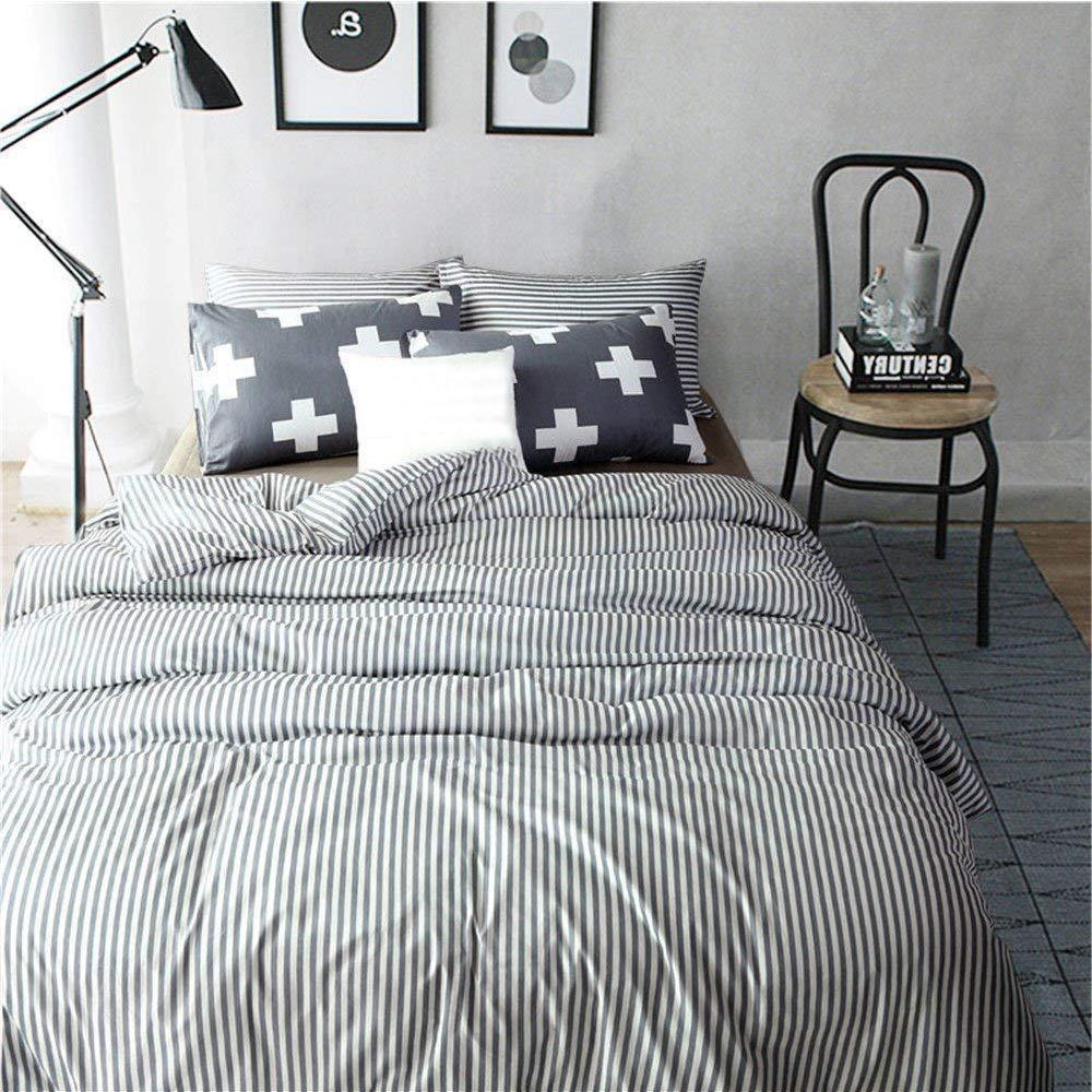 100% Cotton Duvet Cover Set King- Luxurious, Comfortable, Breathable, Soft and Durable