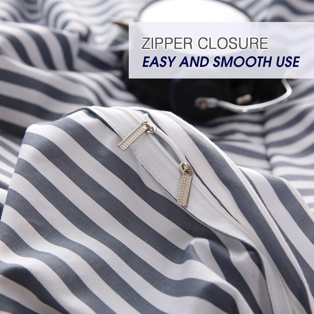 100% Cotton Duvet Cover Set King- Luxurious, Comfortable, Breathable, Soft and Durable