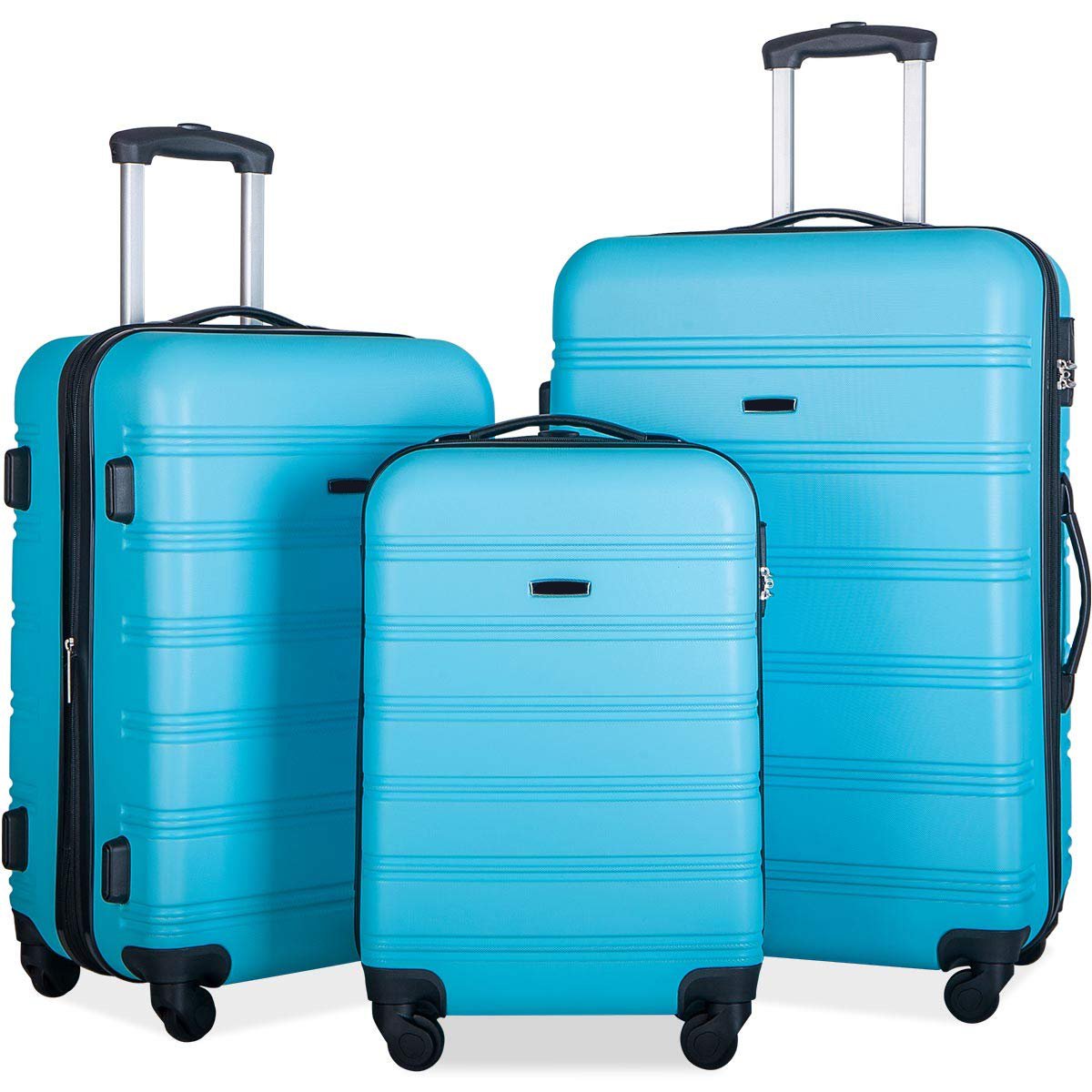 Luggage 3 Piece Set Suitcase Spinner Hardshell Lightweight TSA Lock