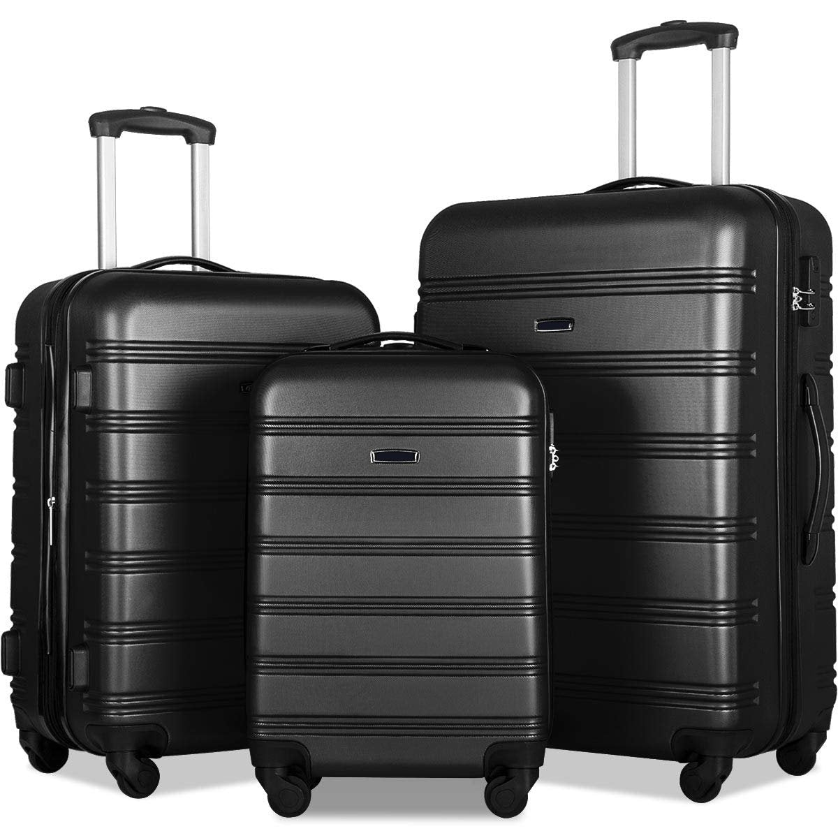 Luggage 3 Piece Set Suitcase Spinner Hardshell Lightweight TSA Lock