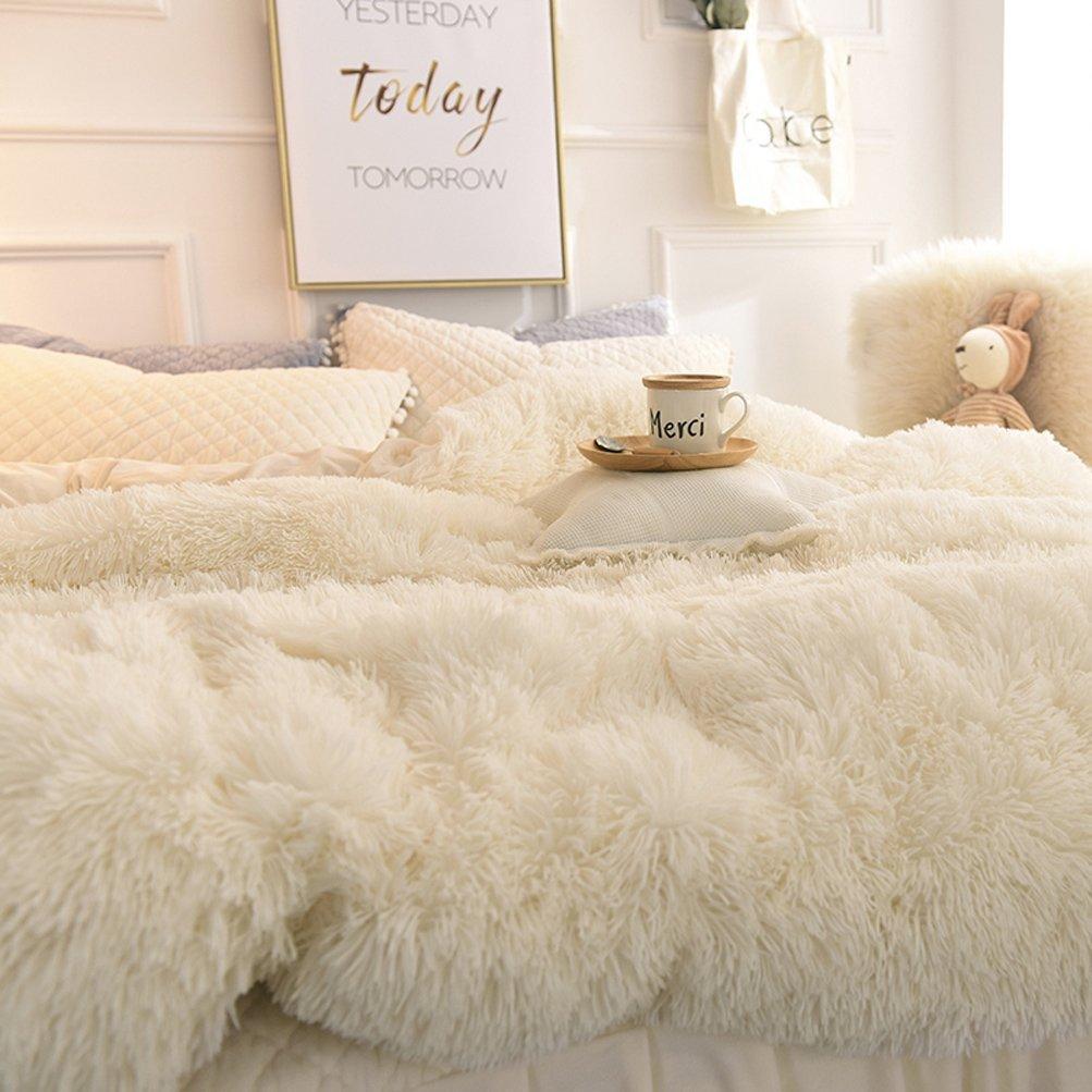 Luxury Plush Shaggy Duvet Cover Set