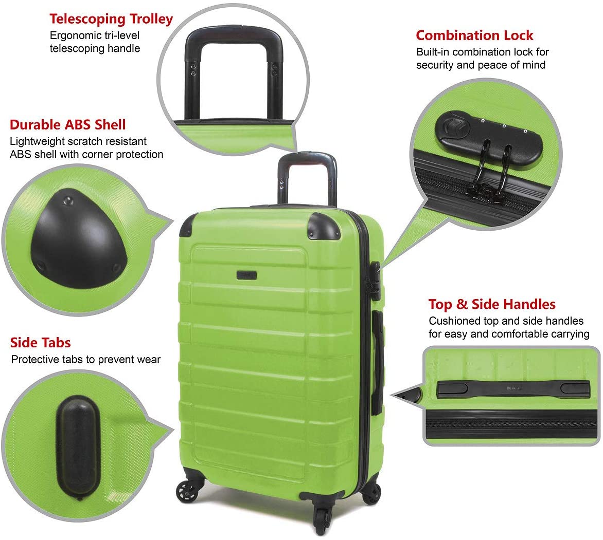 Travel “Prime” 3-Piece Hardside Spinner Luggage Set