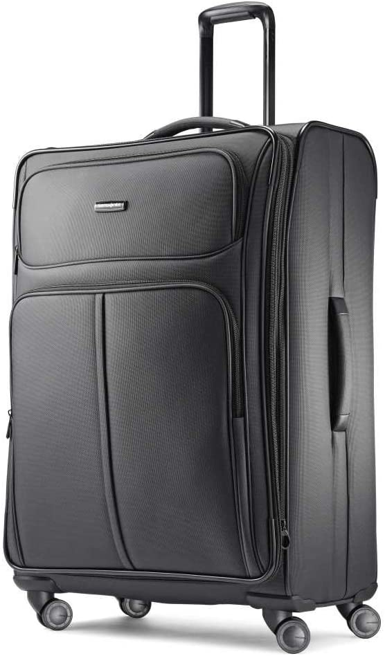 Leverage LTE Softside Expandable Luggage with Spinner Wheels, Poseidon Blue