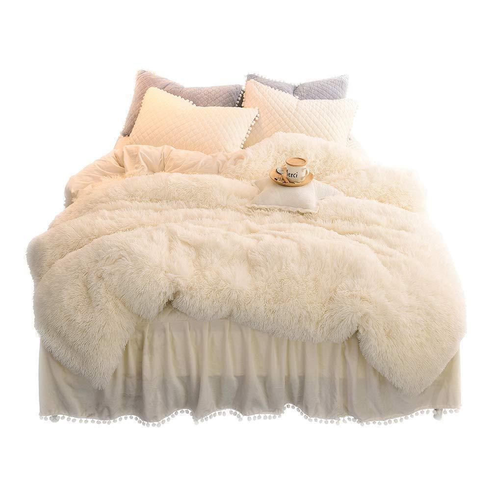 Luxury Plush Shaggy Duvet Cover Set