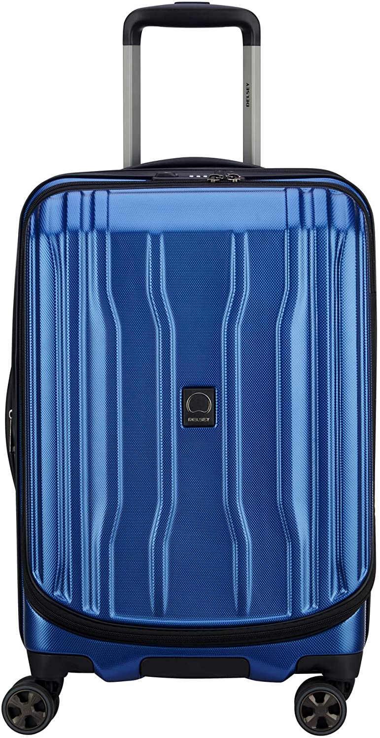 Paris Cruise Lite Hardside 2.0 Expandable Luggage, Spinner Wheels, Blue, 3-Piece Set