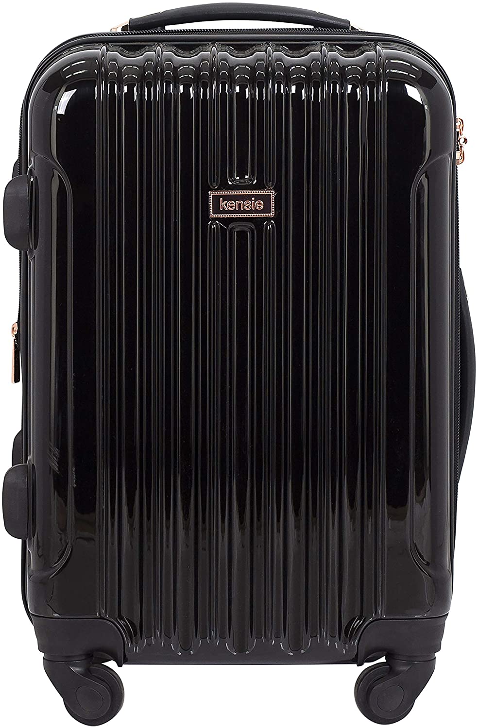 3 Piece  Light Metallic Style TSA-Lock Spinner Luggage Set