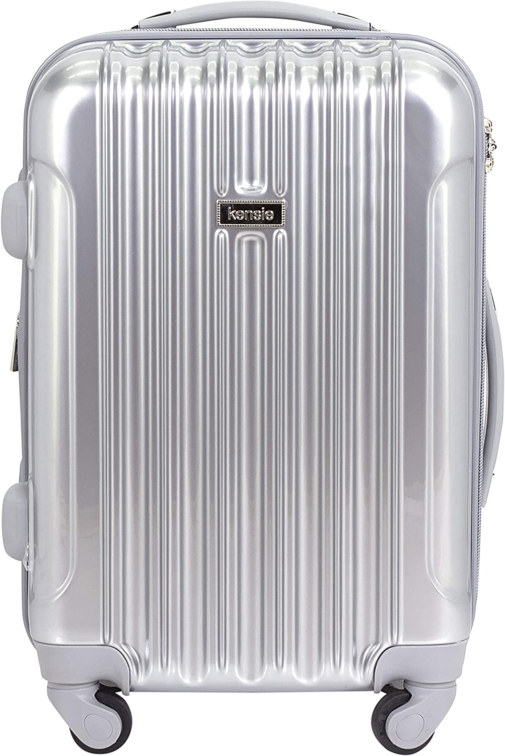 3 Piece  Light Metallic Style TSA-Lock Spinner Luggage Set