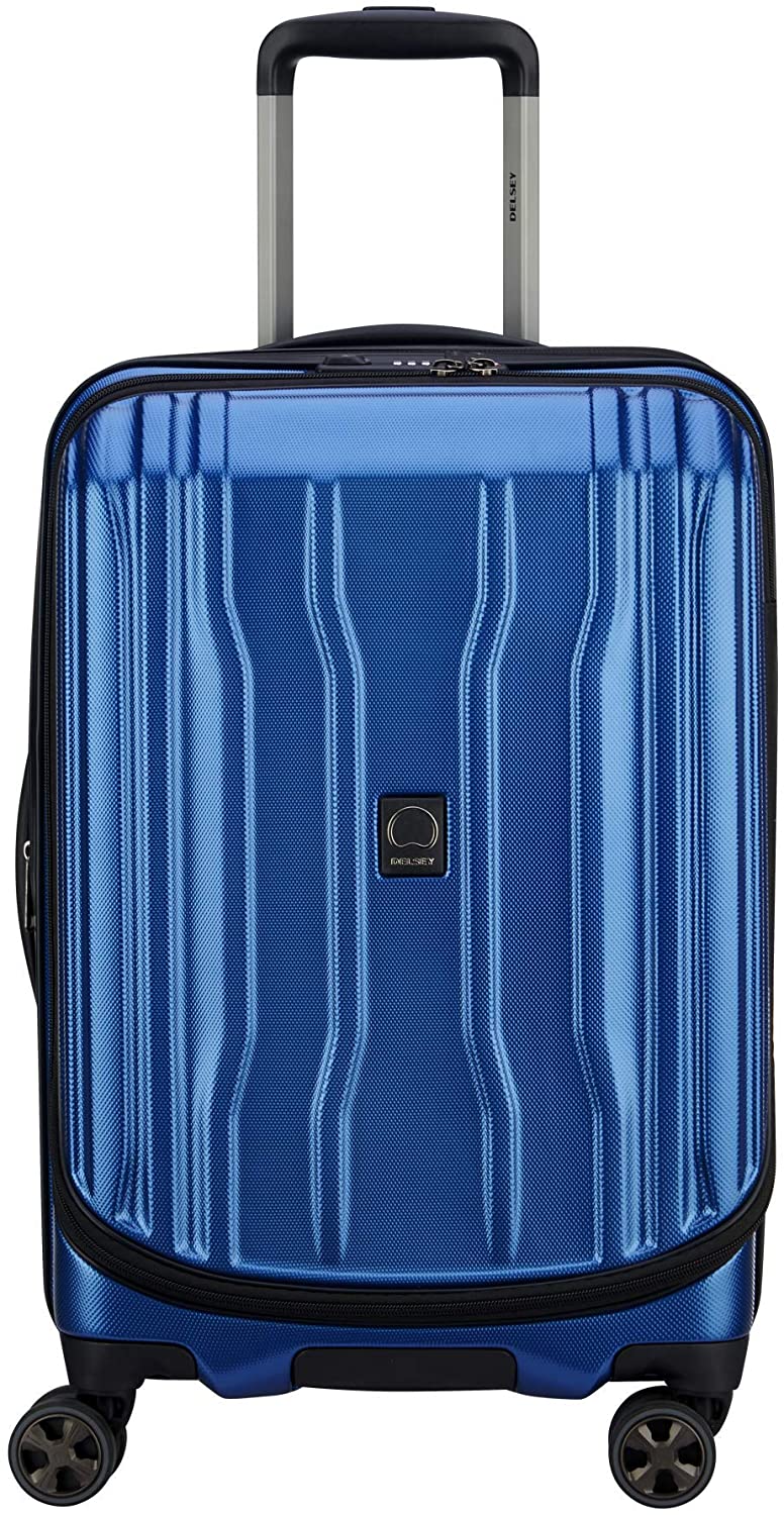 Paris Cruise Lite Hardside 2.0 Expandable Luggage, Spinner Wheels, Blue, 3-Piece Set