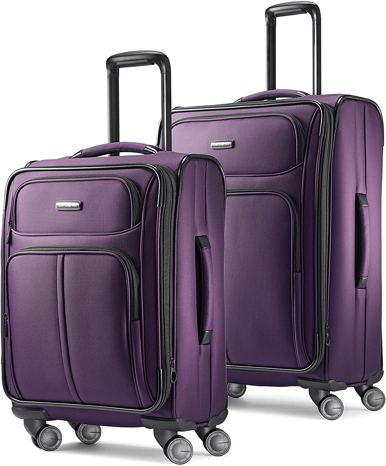 Leverage LTE Softside Expandable Luggage with Spinner Wheels, Poseidon Blue