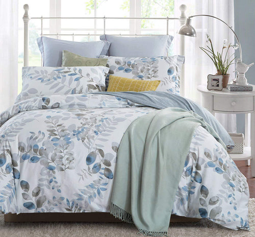 100% Cotton Floral Print Duvet Cover Set
