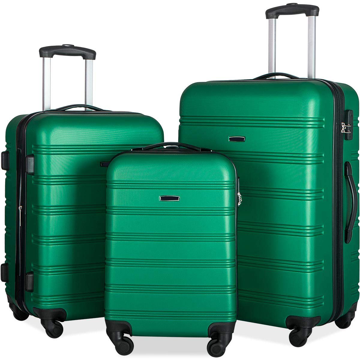 Luggage 3 Piece Set Suitcase Spinner Hardshell Lightweight TSA Lock