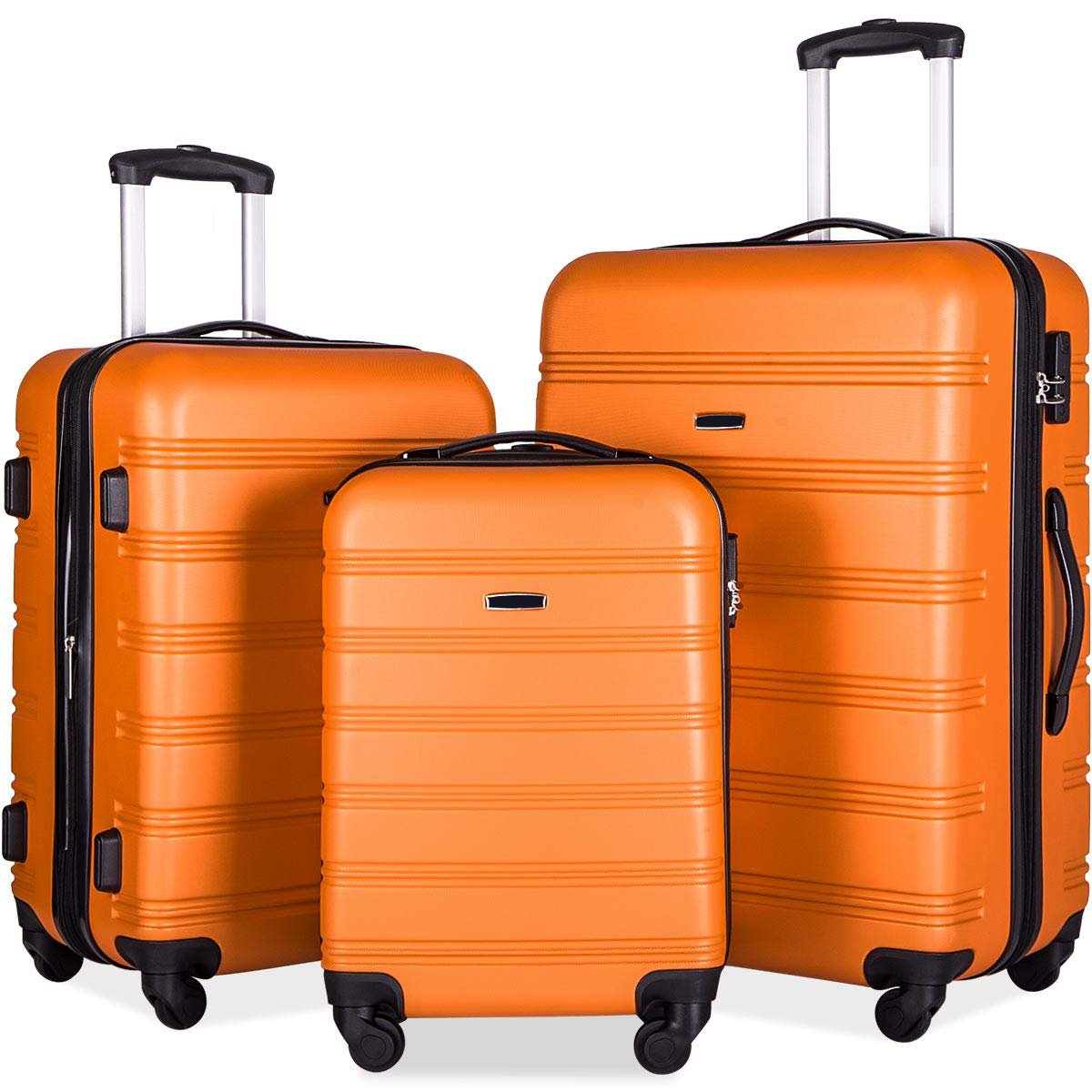 Luggage 3 Piece Set Suitcase Spinner Hardshell Lightweight TSA Lock