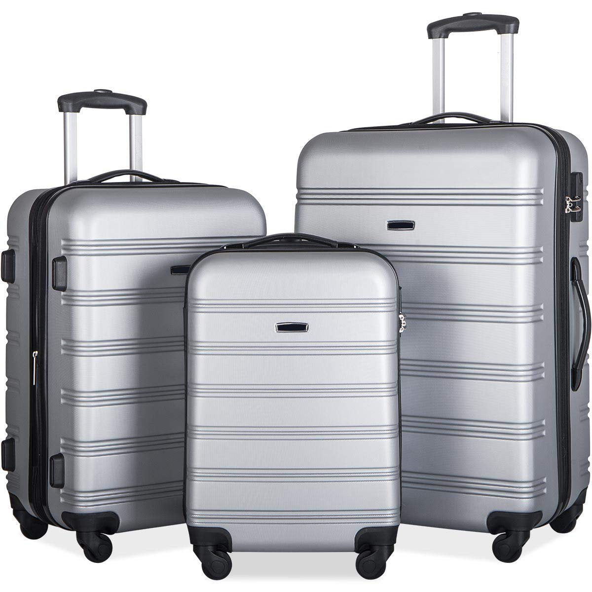 Luggage 3 Piece Set Suitcase Spinner Hardshell Lightweight TSA Lock