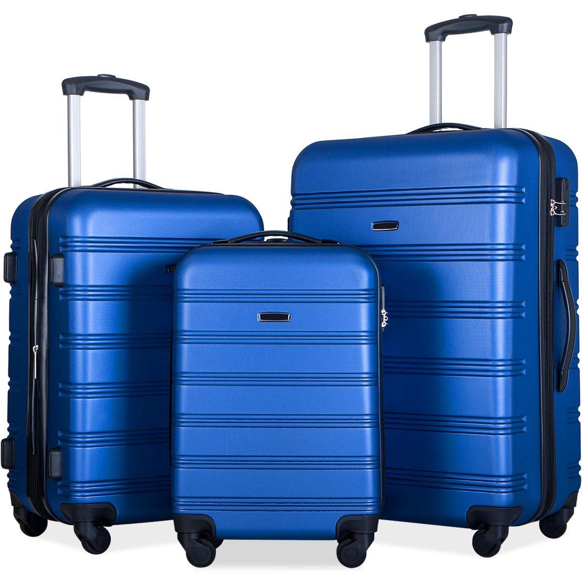 Luggage 3 Piece Set Suitcase Spinner Hardshell Lightweight TSA Lock